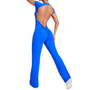 Women Sports Flared Pants Fitness Rompers Stretch Workout Bodysuits Jumpsuit Long Sleeves Gym Set Women's Yoga Suit Sportswear
