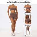 Ctenkevet Two Piece Fitness Sports Set Women Workout Yoga Outfit Strapless Bra Woman 2Ps Gym Crop Top Deportivos Mujer Gym Suits