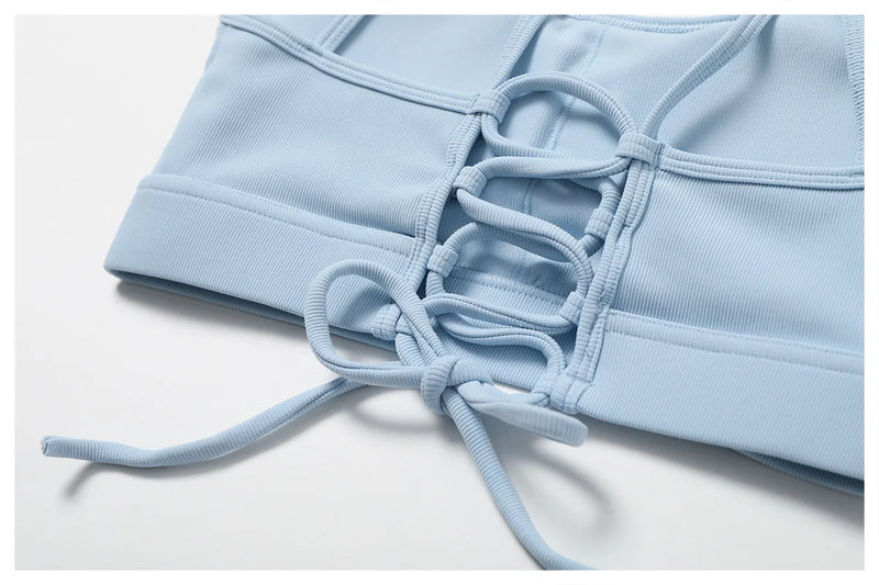 2PCS Seamless Yoga Set Gym Clothes Sportswear Yoga Suits For Women Fitness Rib Tracksuits Sports Bra Gym Leggings Sports Suits