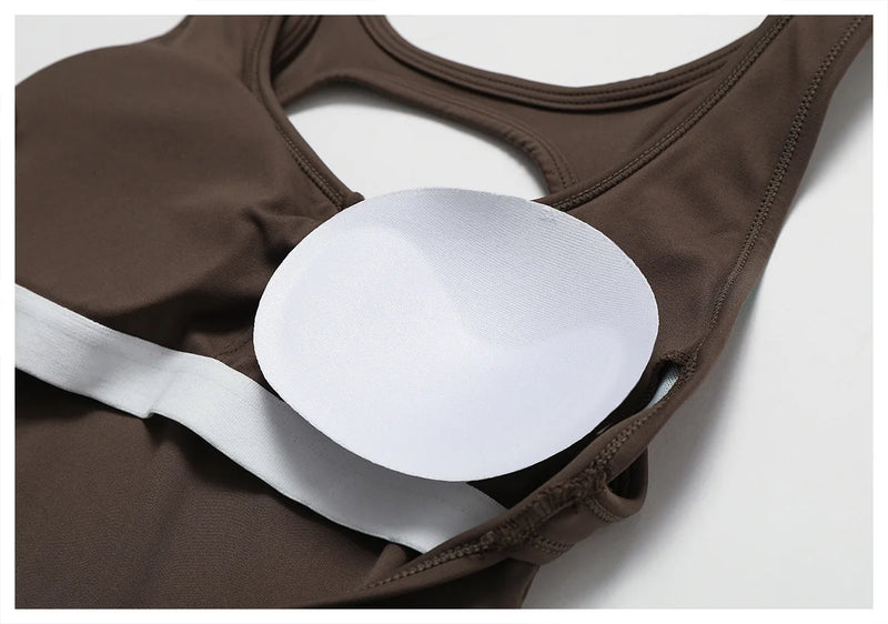 Back V Jumpsuit Sexy Gym Set Women Training Yoga Suit Sportswear Women Sports Jumpsuit Fitness Rompers Stretch Workout Bodysuits