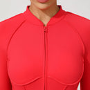 2025 Women's One-piece Yoga Jumpsuit leggings Zipper Nylon Long-sleeved Sexy Backless Slim Fit Sports Outfit with chest pad